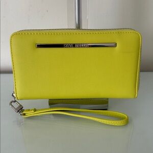 Steve Madden Lime Green Wristlet